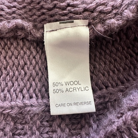 Made in Italy Wool blend Purple Knit Sweater XS - Picture 8 of 12
